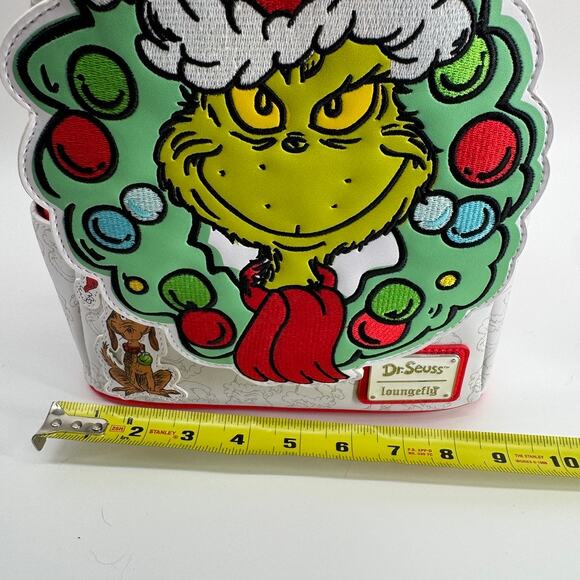 Loungefly Dr. Seuss The Grinch & Max 2023 Holiday Collector Mini Backpack main image 9